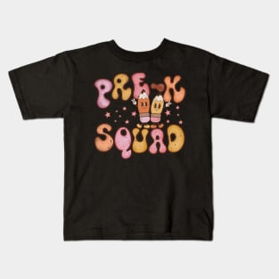 Retro Pre-K Squad Kids T-Shirt